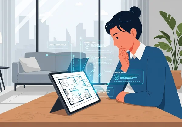 AI analyzing a home renovation floor plan