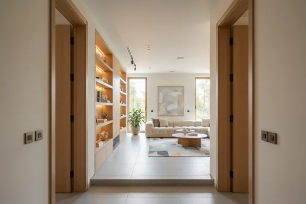 Elegant living space with universal design features